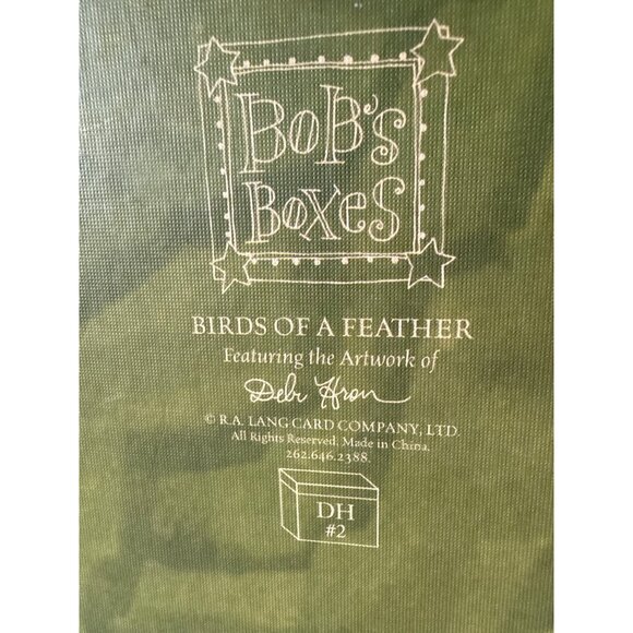 Bob’s Boxes “Birds of a Feather” Garden-Themed Wooden Storage Box With Lid - Picture 9 of 16